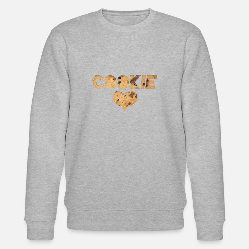 cookie liebe - Stanley/Stella Unisex Bio-Sweatshirt CHANGER  - Grau meliert