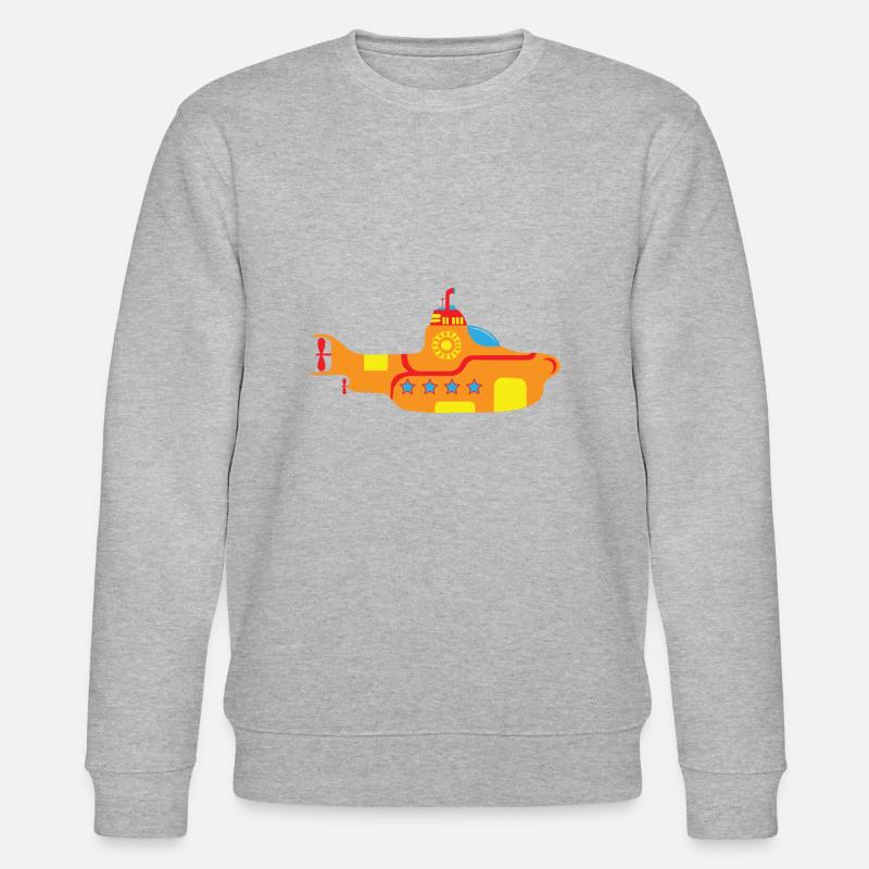 Buntes Kinder Spielzeug Uboot - Stanley/Stella Unisex Bio-Sweatshirt CHANGER  - Grau meliert