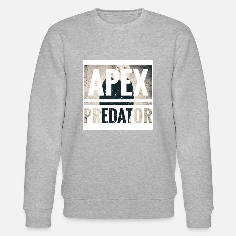 APEX PREDATOR - Stanley/Stella Unisex Bio-Sweatshirt CHANGER  - Grau meliert