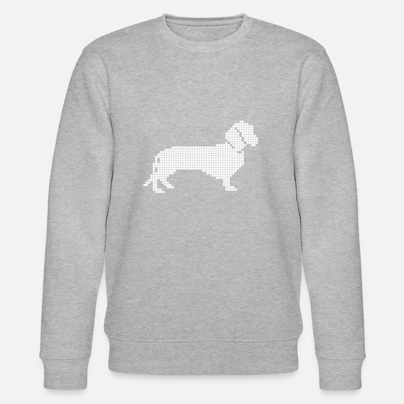 Dackel - Stanley/Stella Unisex Bio-Sweatshirt CHANGER  - Grau meliert