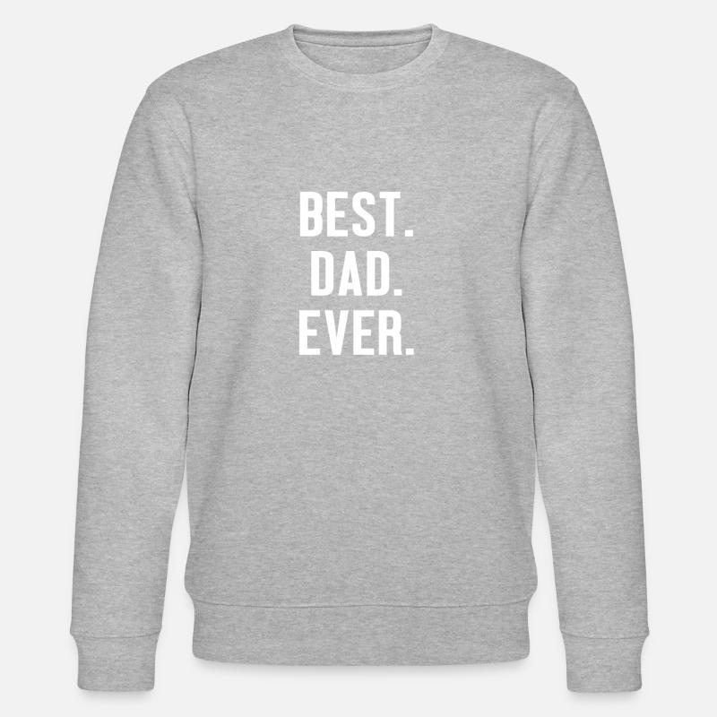 Bester Vater - Stanley/Stella Unisex Bio-Sweatshirt CHANGER  - Grau meliert