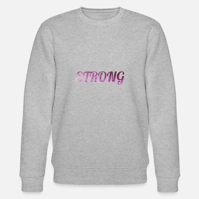 strong - Stanley/Stella Unisex Bio-Sweatshirt CHANGER  - Grau meliert