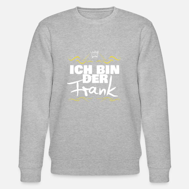 Koenig Frank Name - Stanley/Stella Unisex Bio-Sweatshirt CHANGER  - Grau meliert