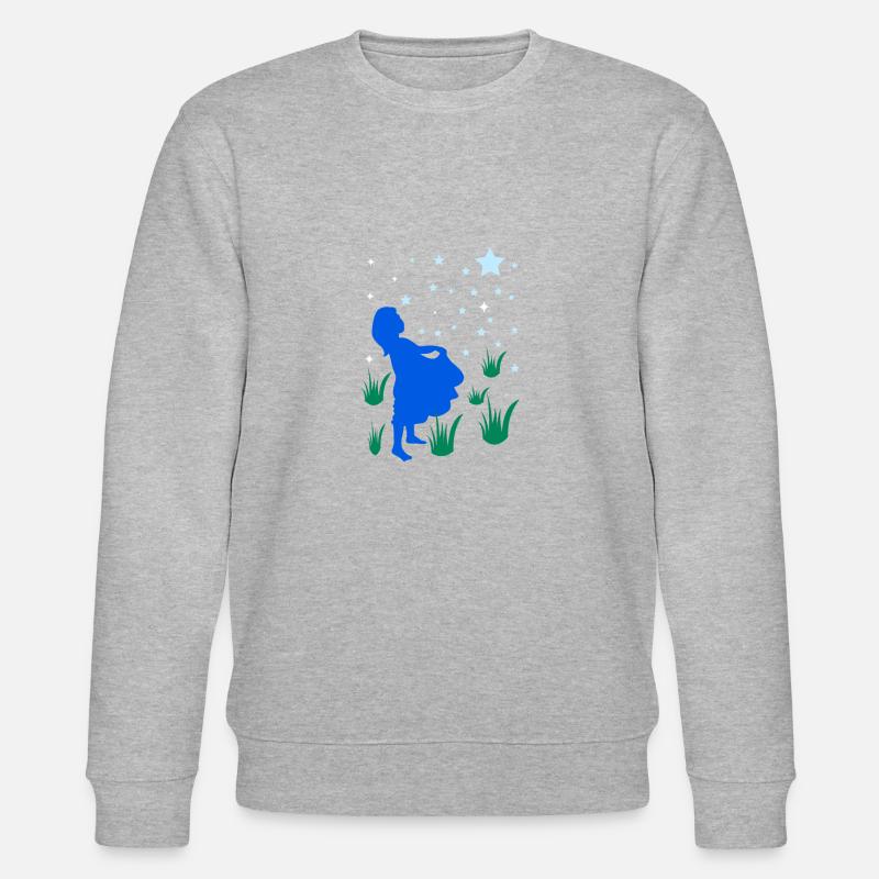 Sterntaler Silhouette - Stanley/Stella Unisex Bio-Sweatshirt CHANGER  - Grau meliert