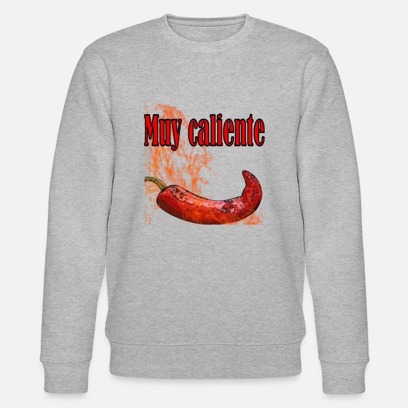 muy caliente - Stanley/Stella Unisex Bio-Sweatshirt CHANGER  - Grau meliert