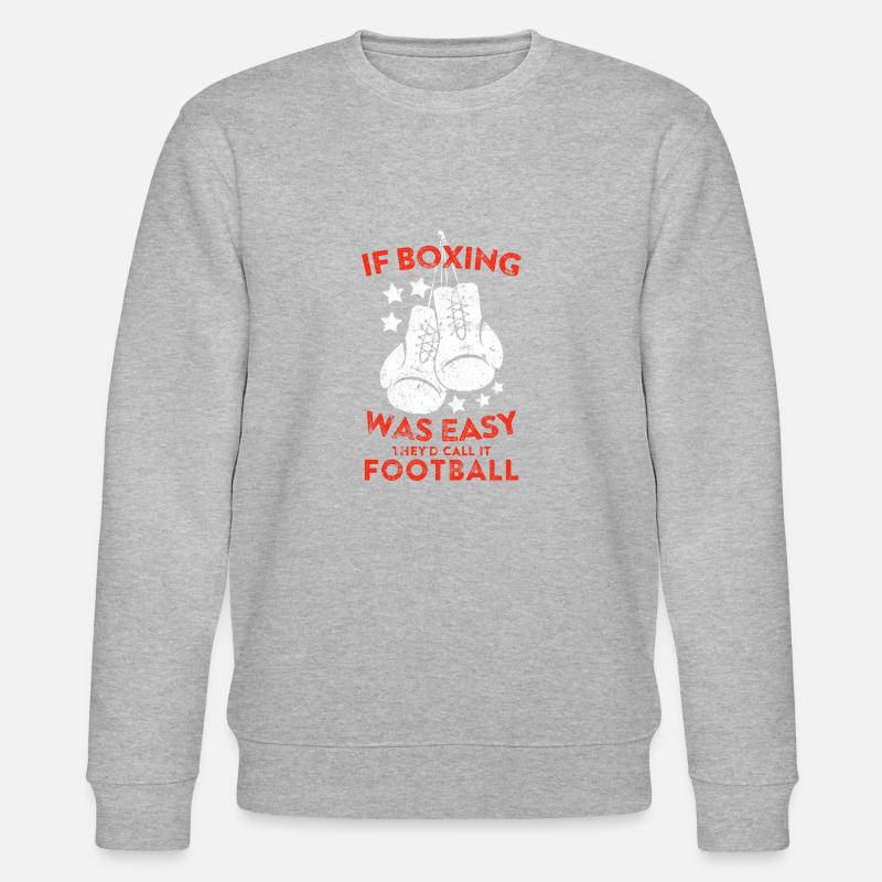Football boxe - Sweat bio CHANGER Stanley/Stella Unisexe - gris chiné