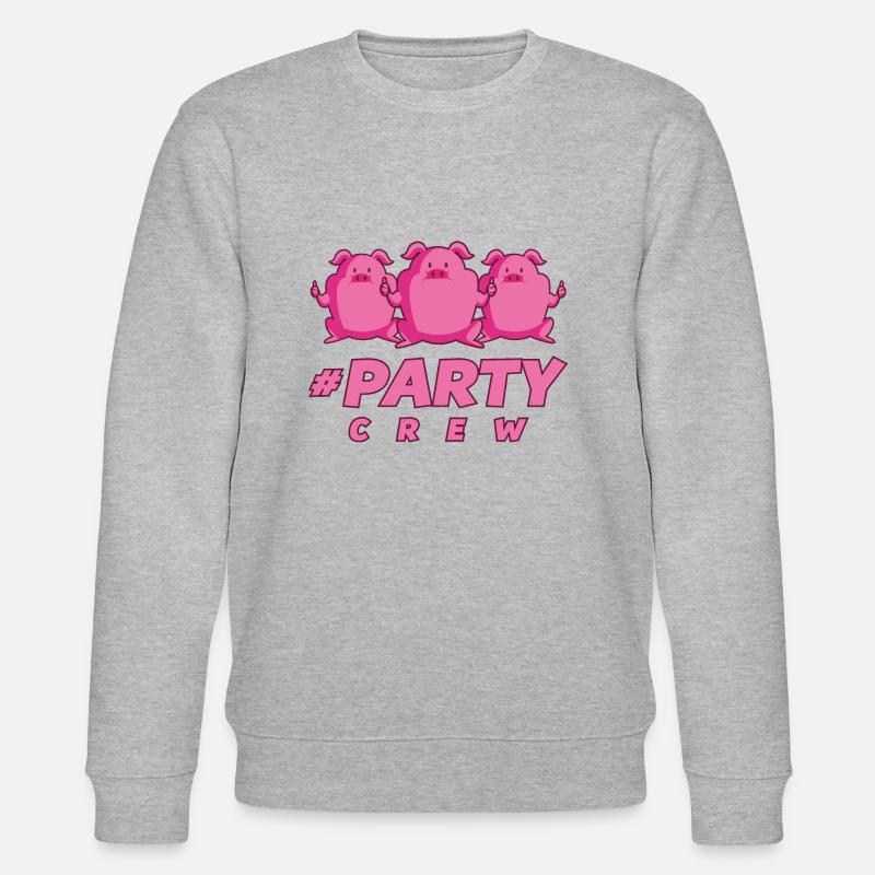 Fête de cochon - Sweat bio CHANGER Stanley/Stella Unisexe - gris chiné