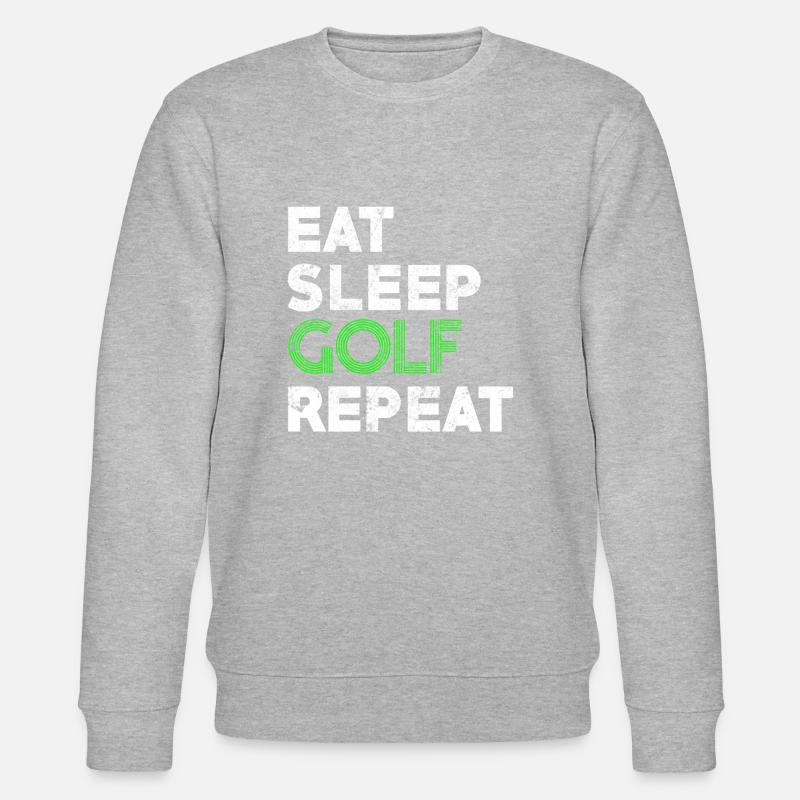 Golf spruch golfen - Stanley/Stella Unisex Bio-Sweatshirt CHANGER - Grau meliert