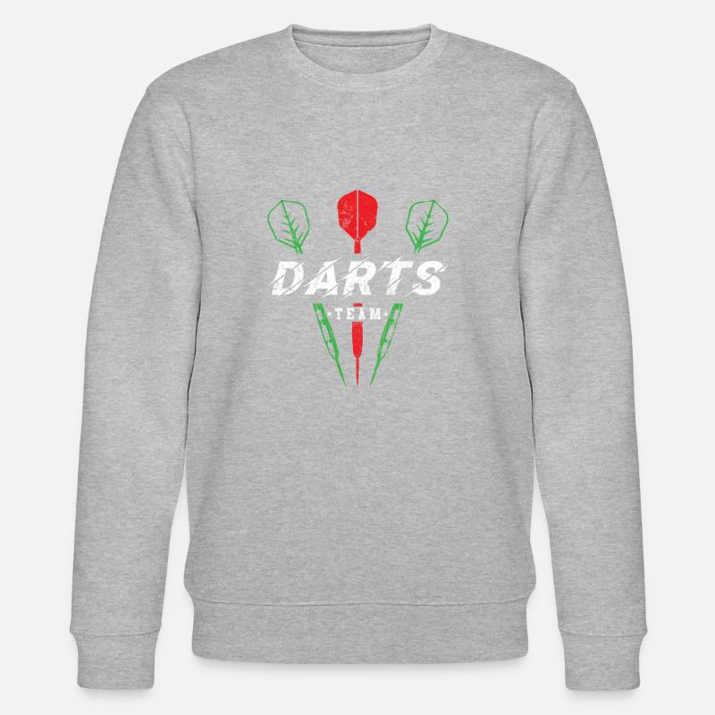 Darts team - Stanley/Stella Unisex Bio-Sweatshirt CHANGER  - Grau meliert