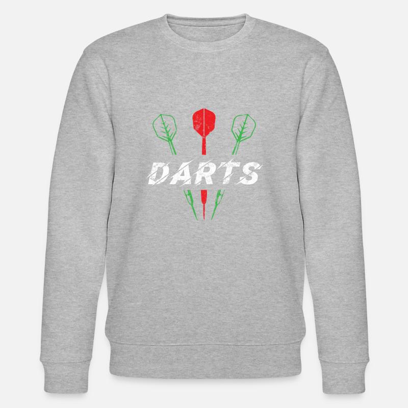 Darts darts - Stanley/Stella CHANGER Unisex Organic Sweatshirt - heather grey