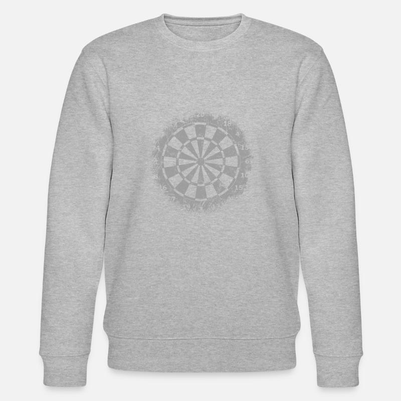Dartscheibe symbol - Stanley/Stella Unisex Bio-Sweatshirt CHANGER  - Grau meliert