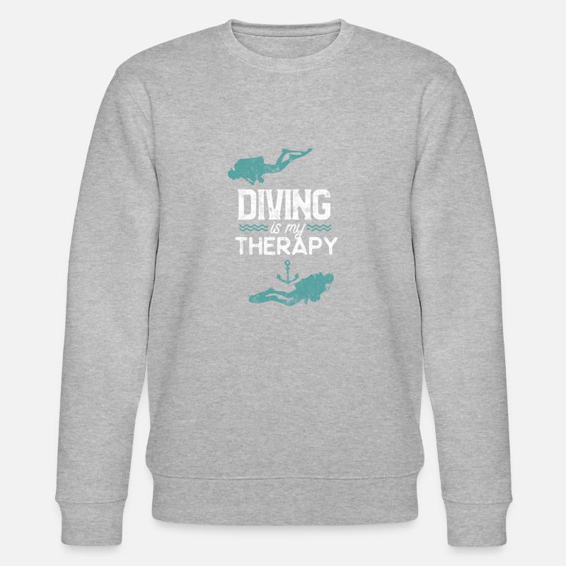 Thérapie de plongée - Sweat bio CHANGER Stanley/Stella Unisexe - gris chiné