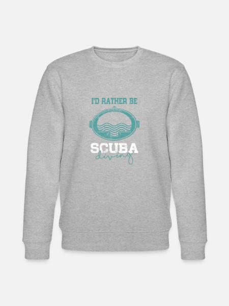 Scuba Diving - Stanley/Stella CHANGER Unisex Organic Sweatshirt - heather grey