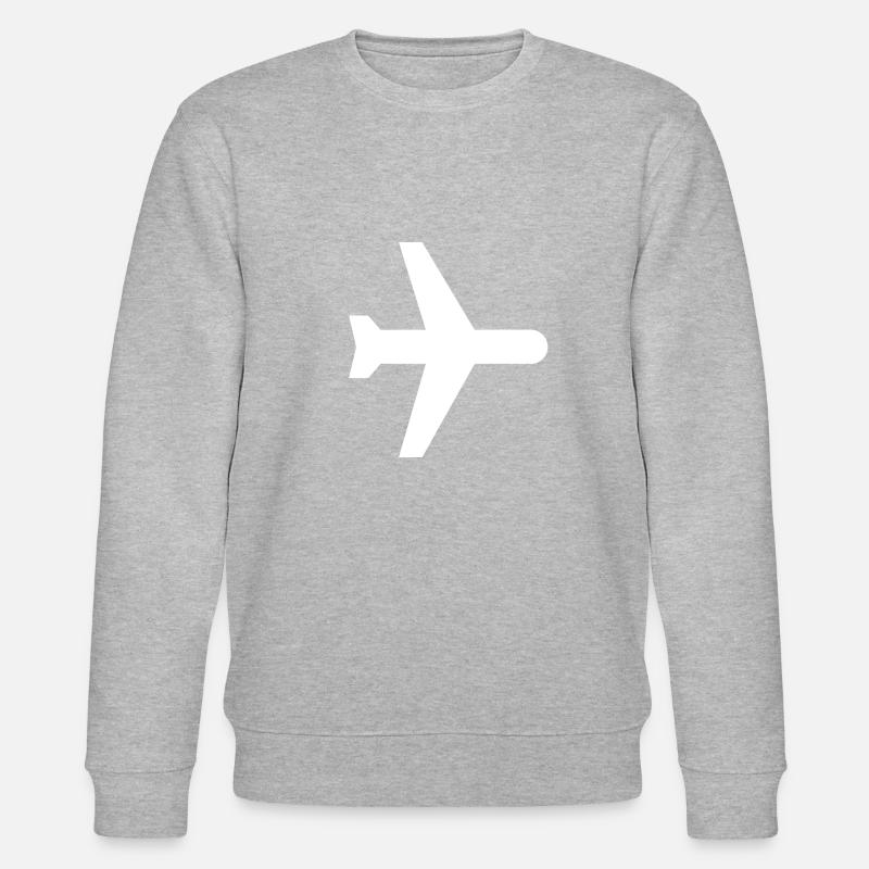 Airplan White - Sweat bio CHANGER Stanley/Stella Unisexe - gris chiné