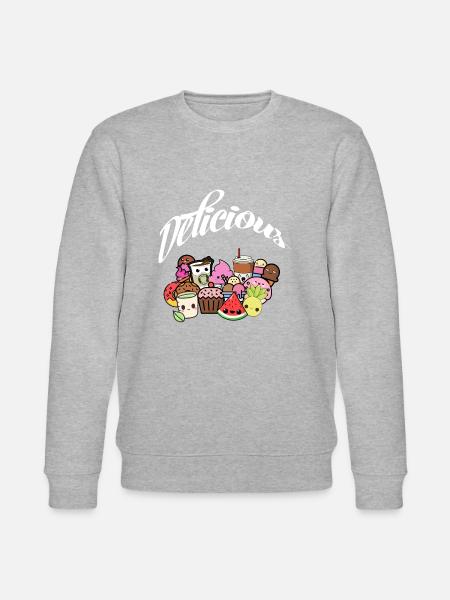 Kawaii sweets - Stanley/Stella CHANGER Unisex Organic Sweatshirt - heather grey