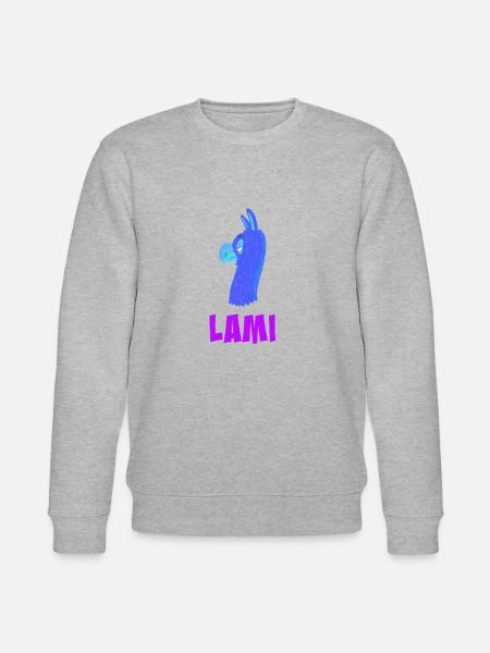 Lami das Lama - Stanley/Stella Unisex Bio-Sweatshirt CHANGER - Grau meliert