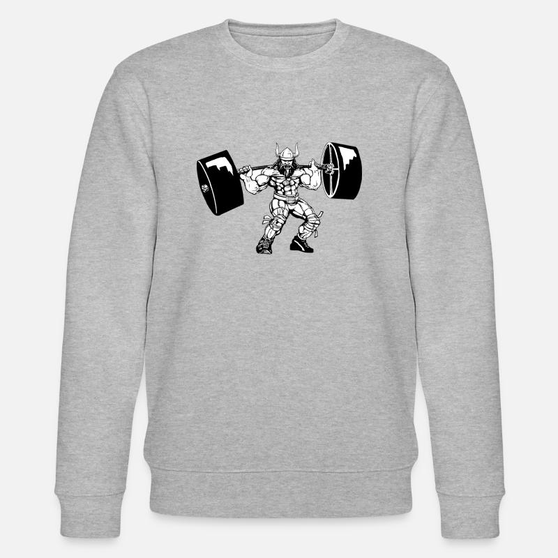 Wikinger Viking Bodybuilder Training Gym - Sweat bio CHANGER Stanley/Stella Unisexe - gris chiné