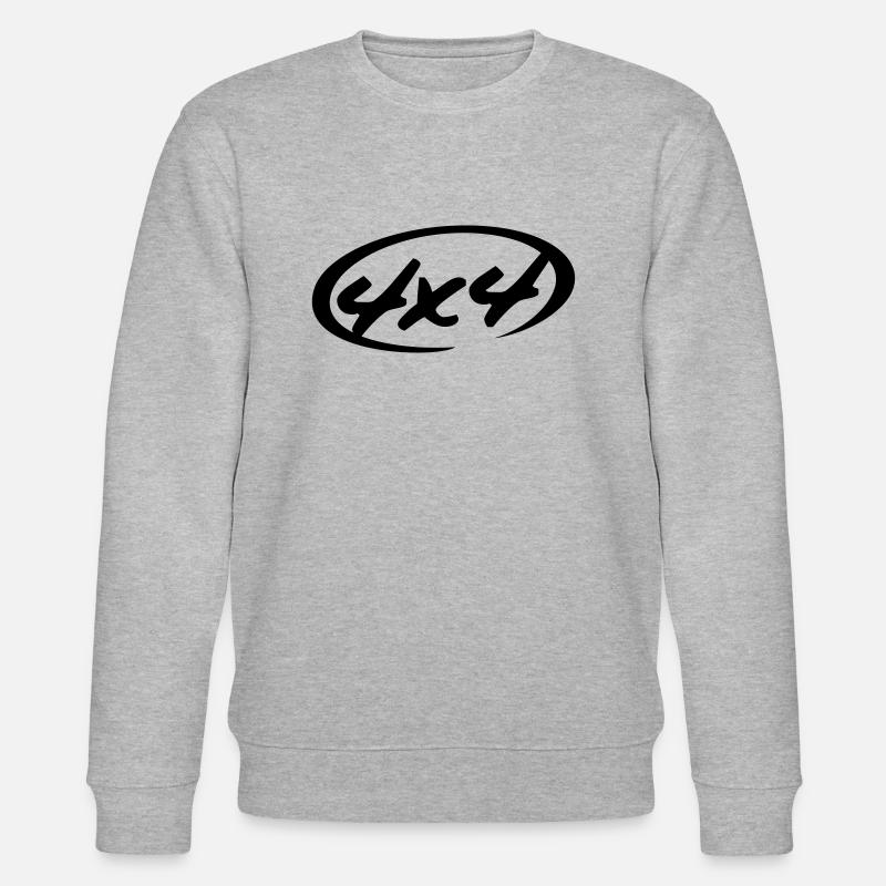 4 x 4 (D00119) - Stanley/Stella CHANGER Unisex Organic Sweatshirt - heather grey