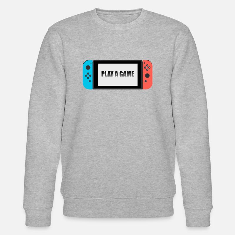 Switch Game - Stanley/Stella Unisex Bio-Sweatshirt CHANGER  - Grau meliert