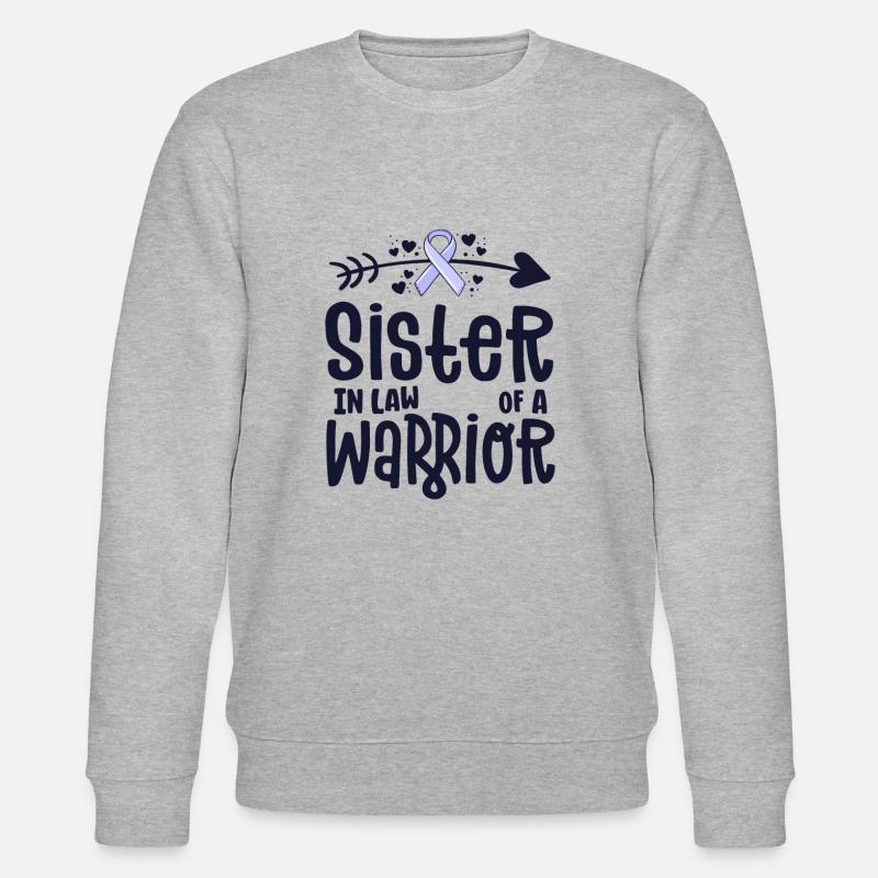 Belle-sœur d’un guerrier - Sweat bio CHANGER Stanley/Stella Unisexe - gris chiné