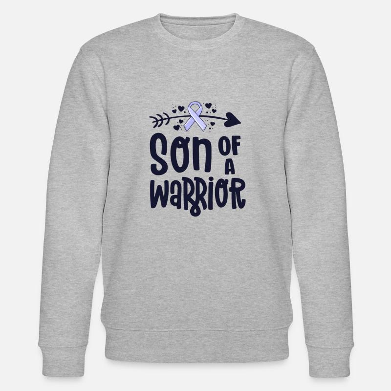 Sohn eines Kriegers - Stanley/Stella Unisex Bio-Sweatshirt CHANGER  - Grau meliert