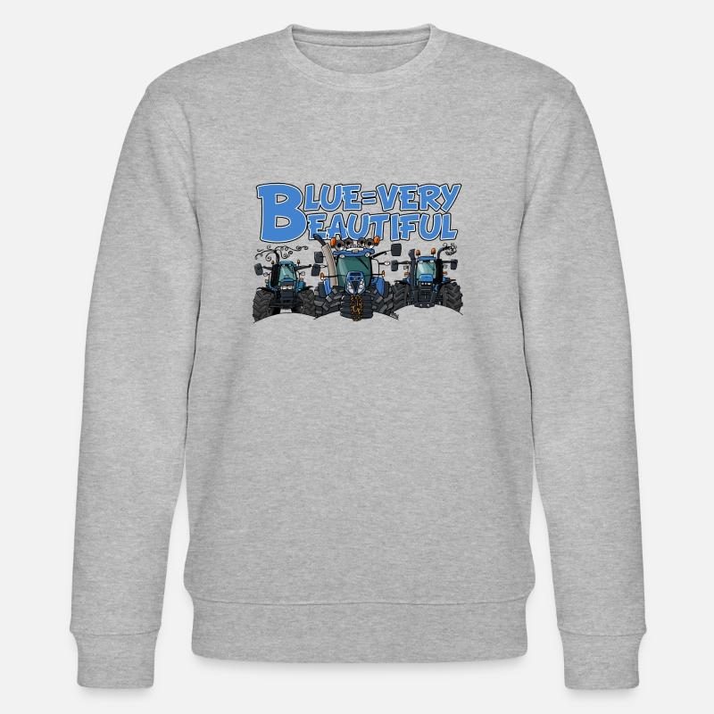 Blau sehrSchön 3 - Stanley/Stella Unisex Bio-Sweatshirt CHANGER  - Grau meliert