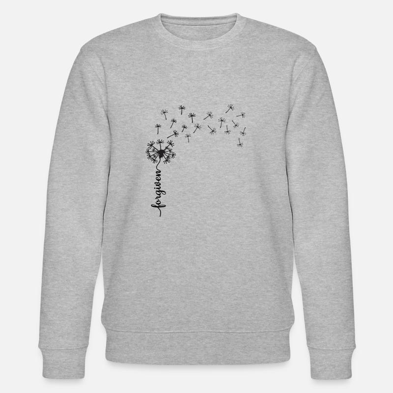 Conception de pissenlit pardonné - Sweat bio CHANGER Stanley/Stella Unisexe - gris chiné