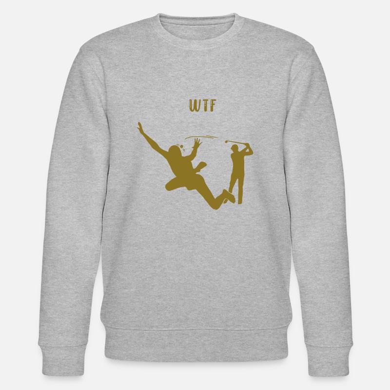 Golf 2 - Stanley/Stella Unisex Bio-Sweatshirt CHANGER  - Grau meliert