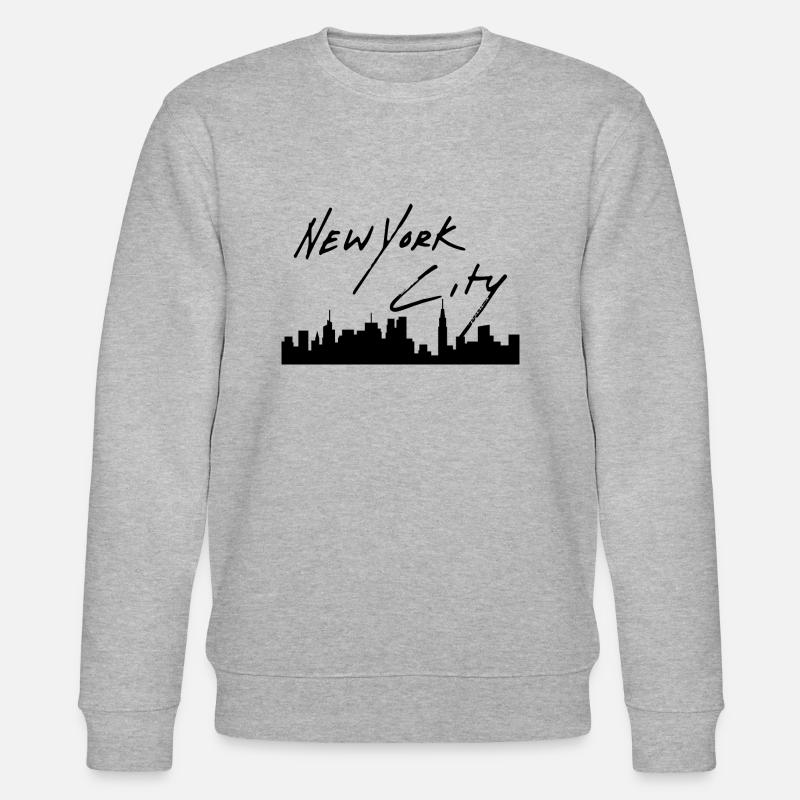 New York - Stanley/Stella Unisex Bio-Sweatshirt CHANGER - Grau meliert