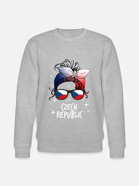Czech Republic - Stanley/Stella CHANGER Unisex Organic Sweatshirt - heather grey