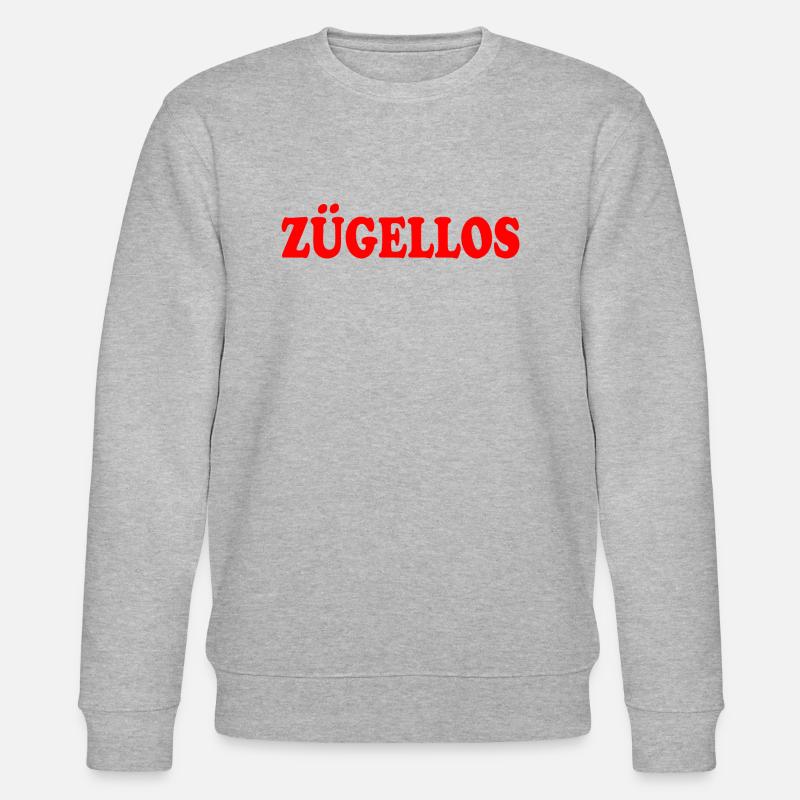 zügellos - Stanley/Stella Unisex Bio-Sweatshirt CHANGER  - Grau meliert