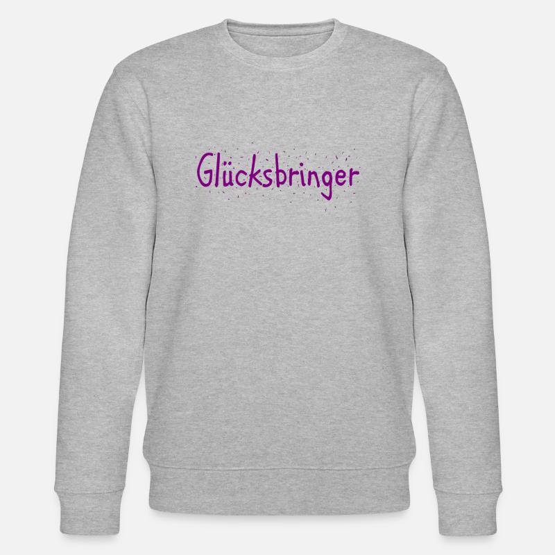 Glücksbringer - Stanley/Stella Unisex Bio-Sweatshirt CHANGER  - Grau meliert