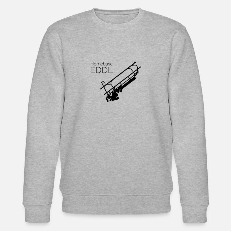 Flughafen Düsseldorf - Stanley/Stella Unisex Bio-Sweatshirt CHANGER  - Grau meliert