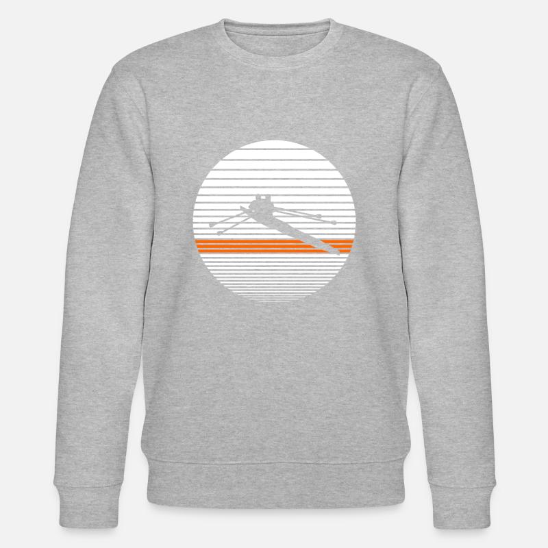 Rudern - Stanley/Stella Unisex Bio-Sweatshirt CHANGER  - Grau meliert