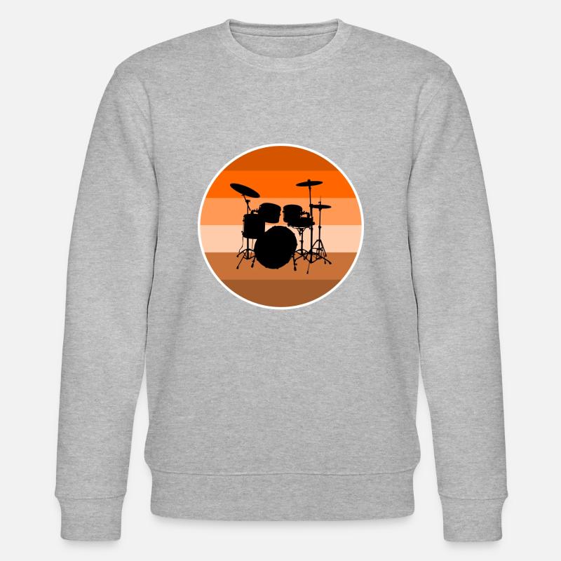 Schlagzeug - Stanley/Stella Unisex Bio-Sweatshirt CHANGER  - Grau meliert