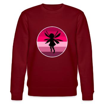fée - Sweat bio CHANGER Stanley/Stella Unisexe - bordeaux - Devant - Nik (191cm) & Marisol (170cm)