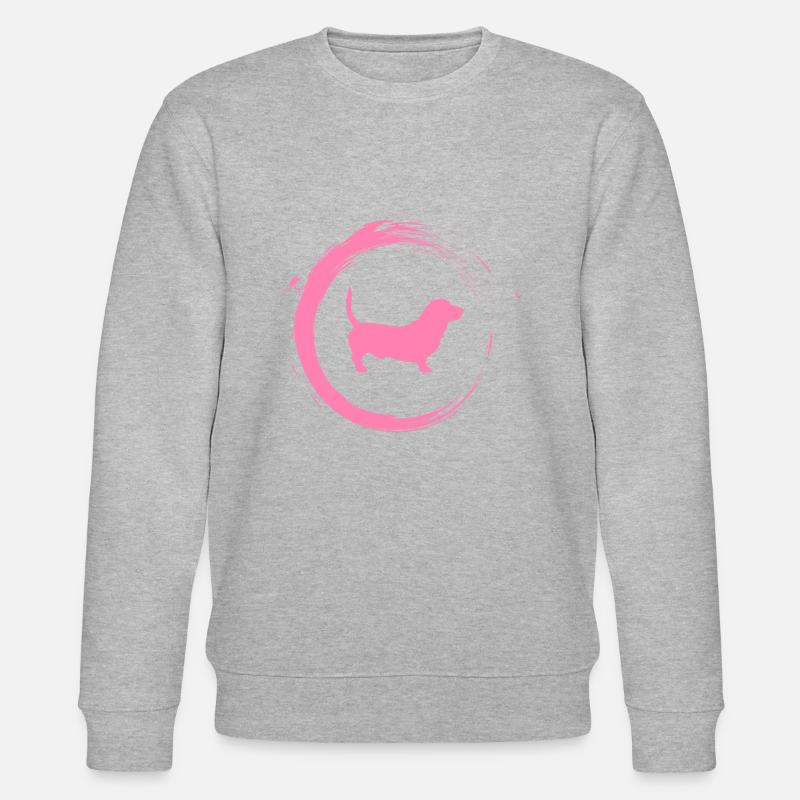 teckel - Sweat bio CHANGER Stanley/Stella Unisexe - gris chiné