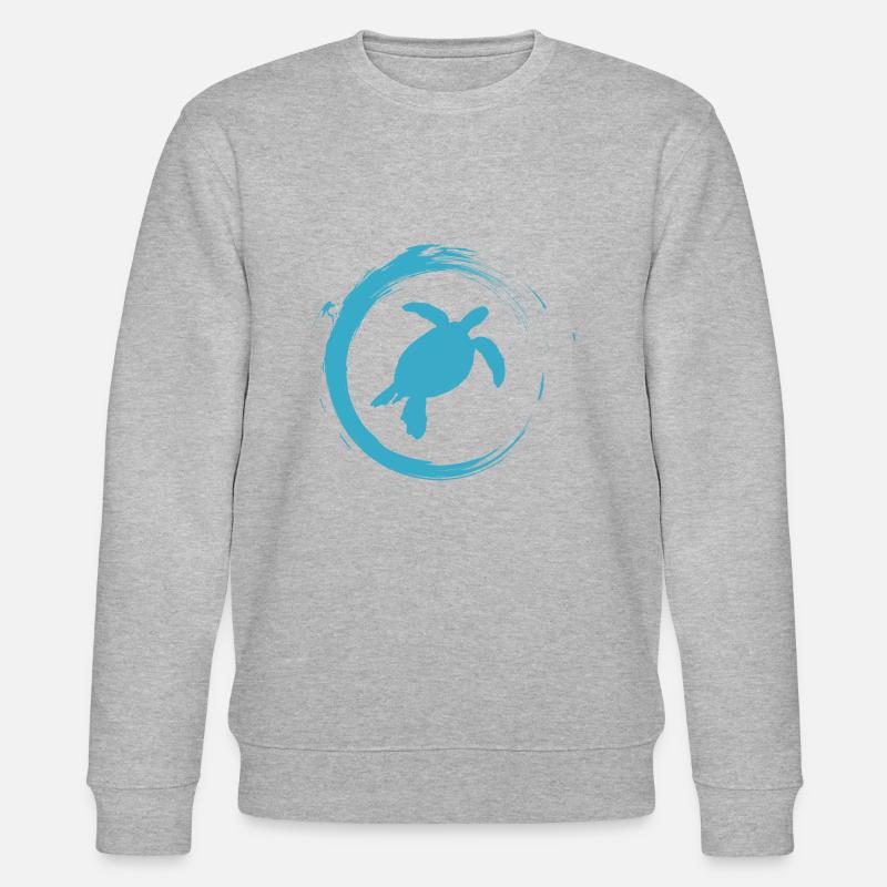 turtle - Stanley/Stella CHANGER Unisex Organic Sweatshirt - heather grey