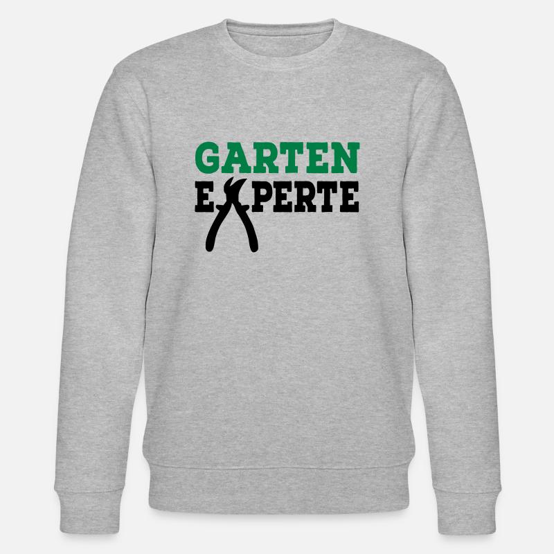Garten Experte - Stanley/Stella Unisex Bio-Sweatshirt CHANGER  - Grau meliert