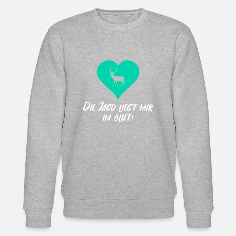 Jägerin - Stanley/Stella Unisex Bio-Sweatshirt CHANGER  - Grau meliert