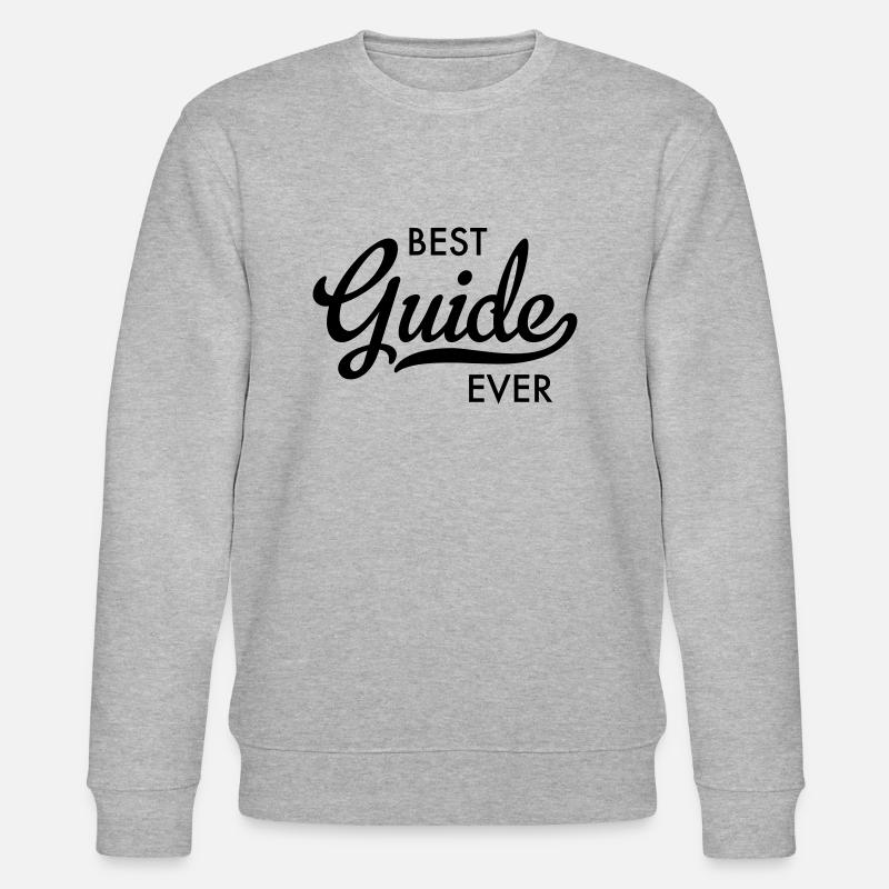 best guide ever - Stanley/Stella Unisex Bio-Sweatshirt CHANGER  - Grau meliert