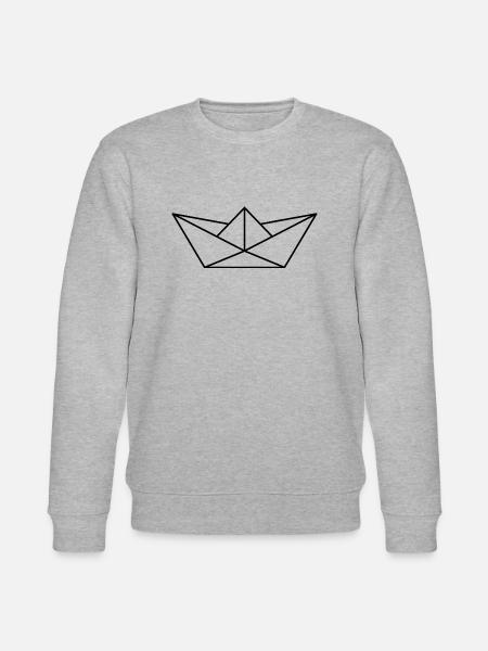 Papierboot - Stanley/Stella Unisex Bio-Sweatshirt CHANGER - Grau meliert