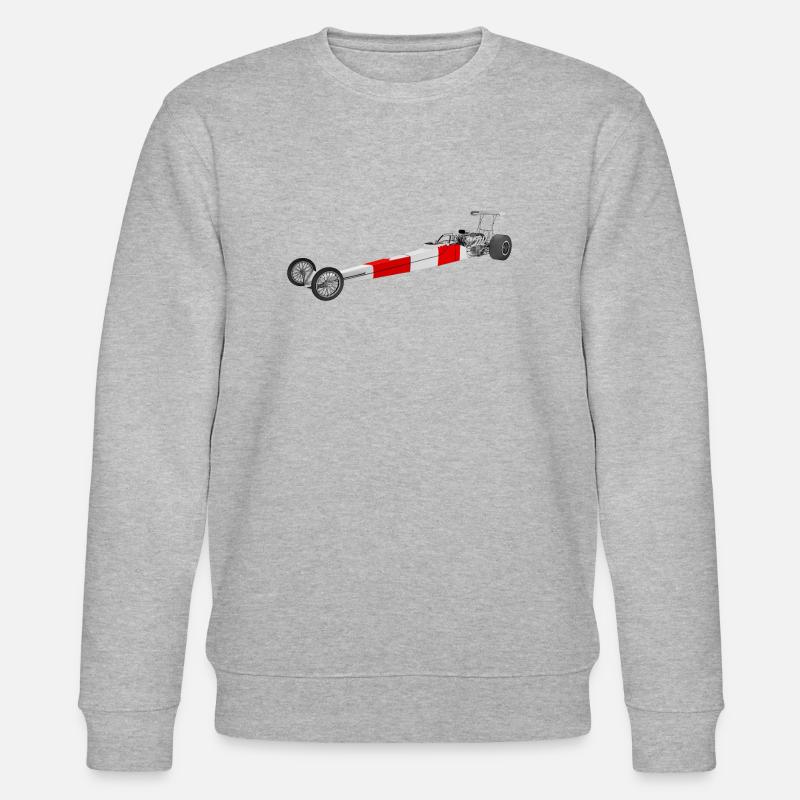 Voiture de course Dragster - Sweat bio CHANGER Stanley/Stella Unisexe - gris chiné