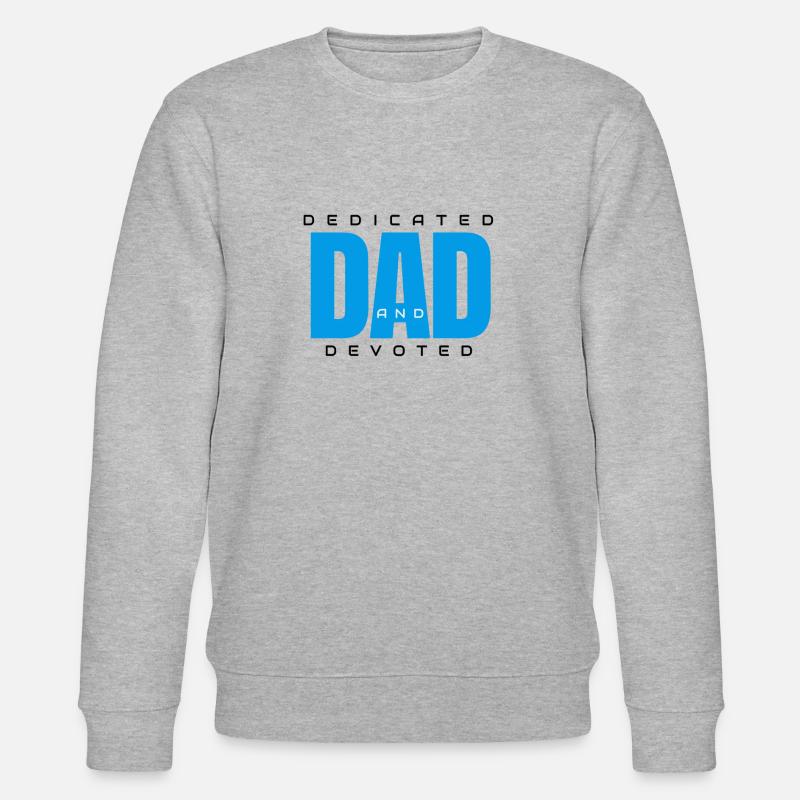 Papa - Stanley/Stella Unisex Bio-Sweatshirt CHANGER  - Grau meliert