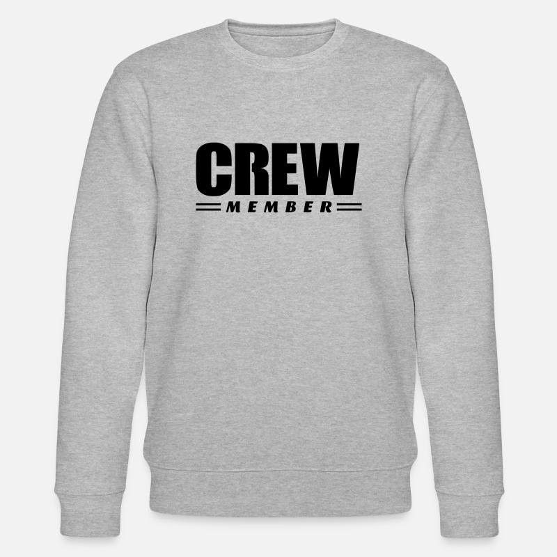 Crew Member - Stanley/Stella CHANGER Unisex Organic Sweatshirt - heather grey