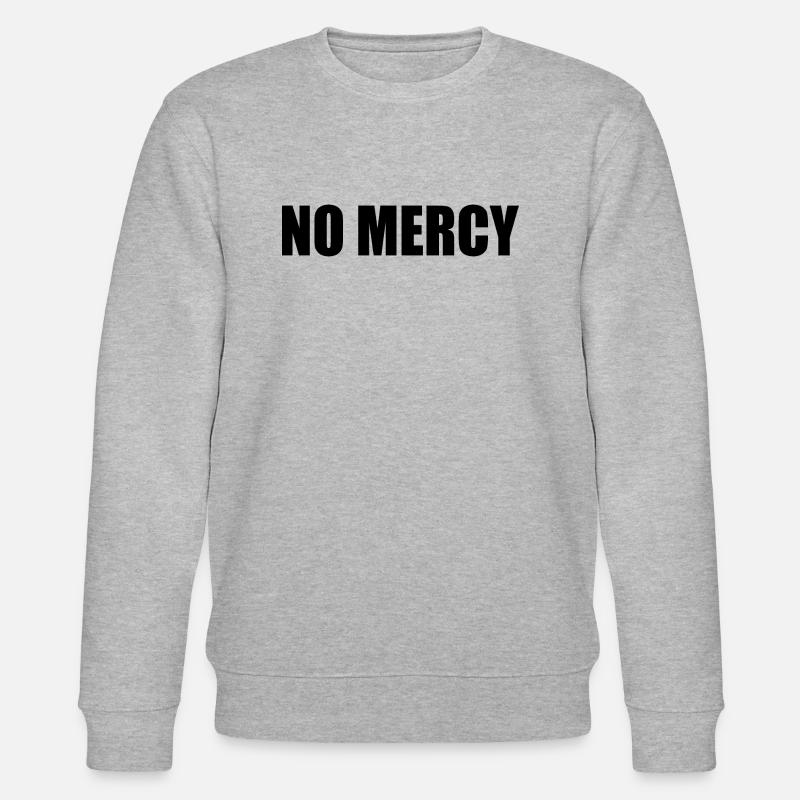 No mercy - Stanley/Stella Unisex Bio-Sweatshirt CHANGER  - Grau meliert