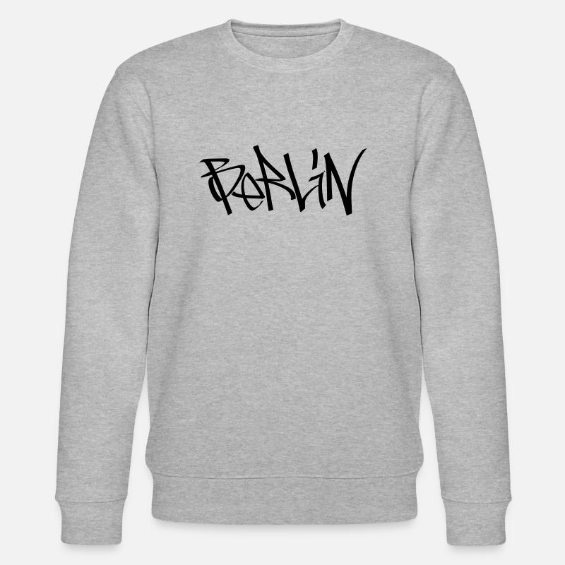 Berlin - Stanley/Stella Unisex Bio-Sweatshirt CHANGER  - Grau meliert
