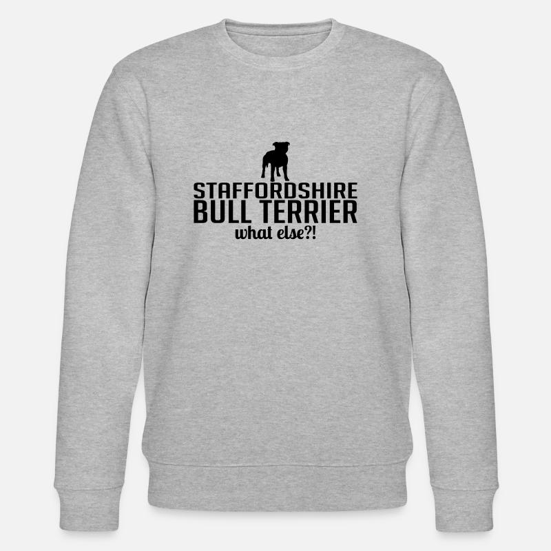 American staffordshire terrier whatelse - Sweat bio CHANGER Stanley/Stella Unisexe - gris chiné