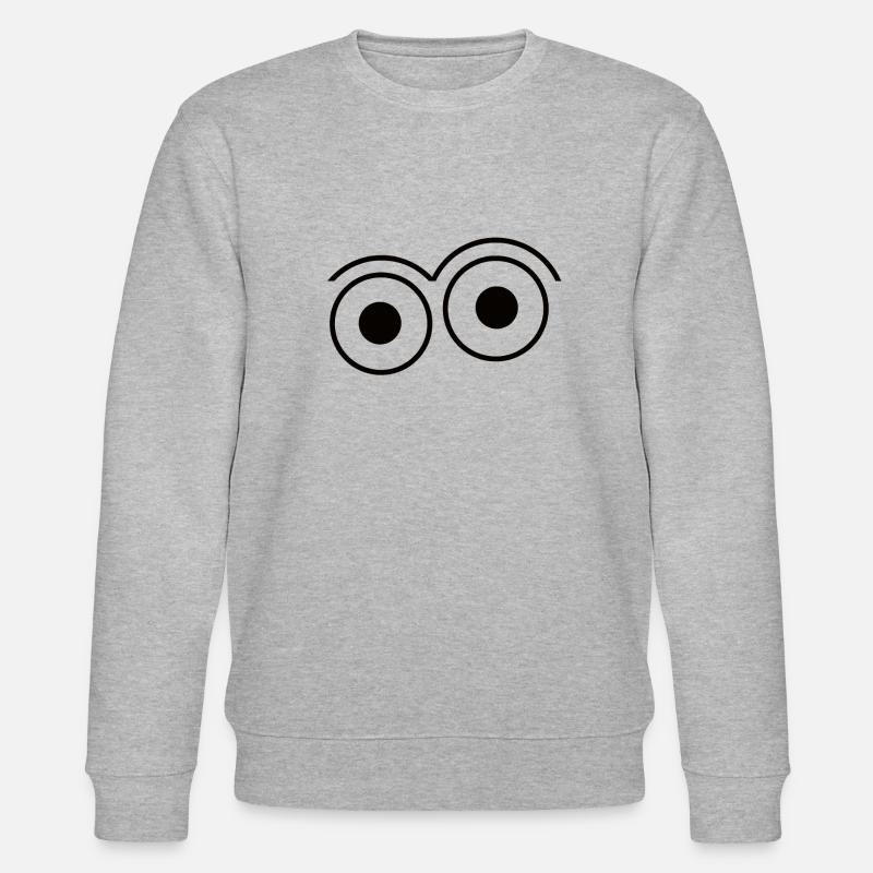 Offene Augen (2) - Stanley/Stella Unisex Bio-Sweatshirt CHANGER  - Grau meliert