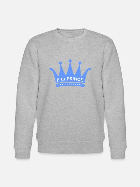 P'tit prince - Sweat bio CHANGER Stanley/Stella Unisexe - gris chiné